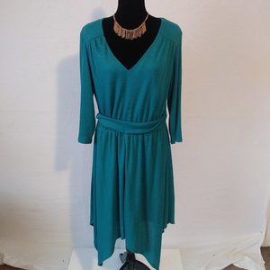 18/20 Women's Avenue V Neck 3/4 Sleeve Dress